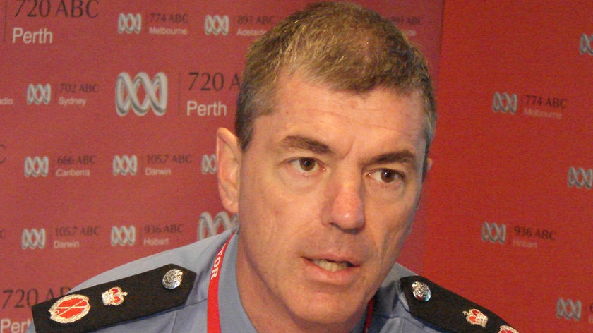 Police Commissioner, Karl O'Callaghan, at the ABC