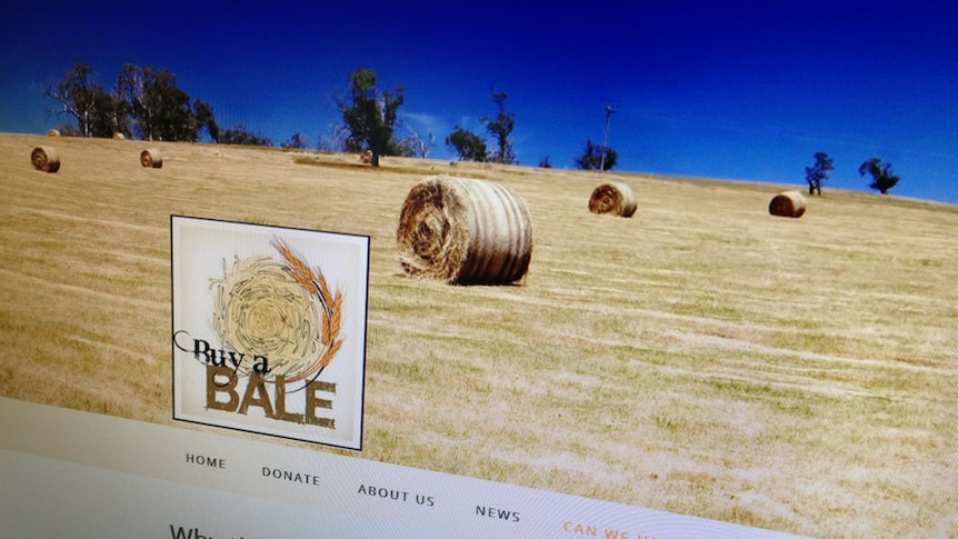 Aussie Helpers 'Buy a Bale' fundraising campaign has raised $16,000 in a month for Farmer Cards