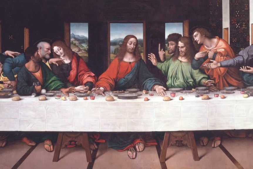 A copy of Leonardo da Vinci's The Last Supper from 1520