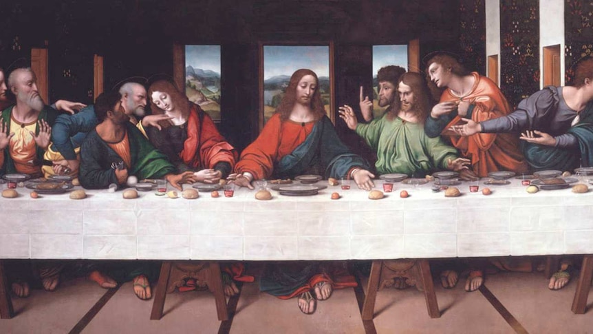 A copy of Leonardo da Vinci's The Last Supper from 1520