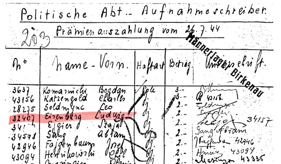 A document shows Lale's name and identification number of a document titled, "Political wing - report writer".