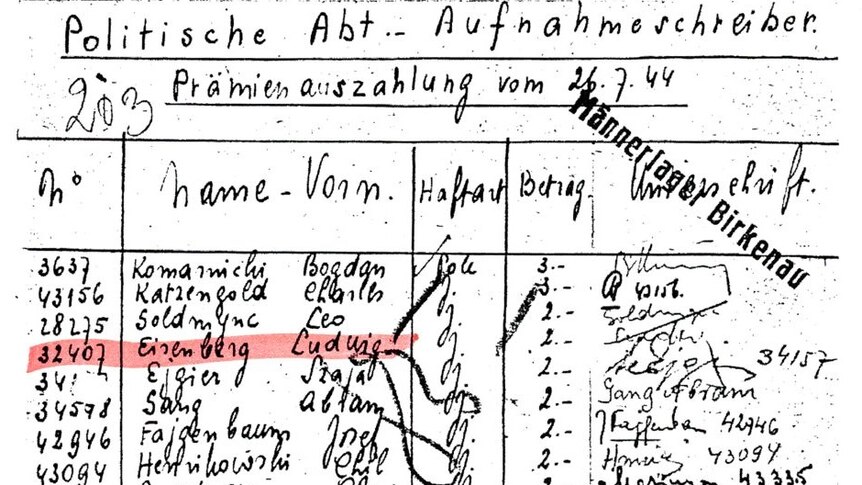 A document shows Lale's name and identification number of a document titled, "Political wing - report writer".