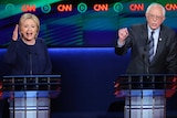 Clinton and Sanders participate in Michigan debate