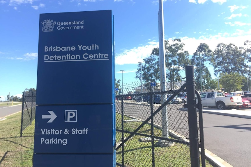 Signage of Brisbane Youth Detention Centre at Wacol