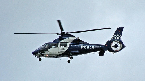 Victoria police chopper
