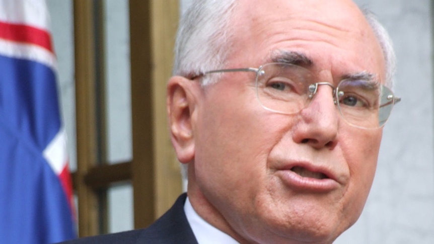 Policy markers: John Howard (File photo)