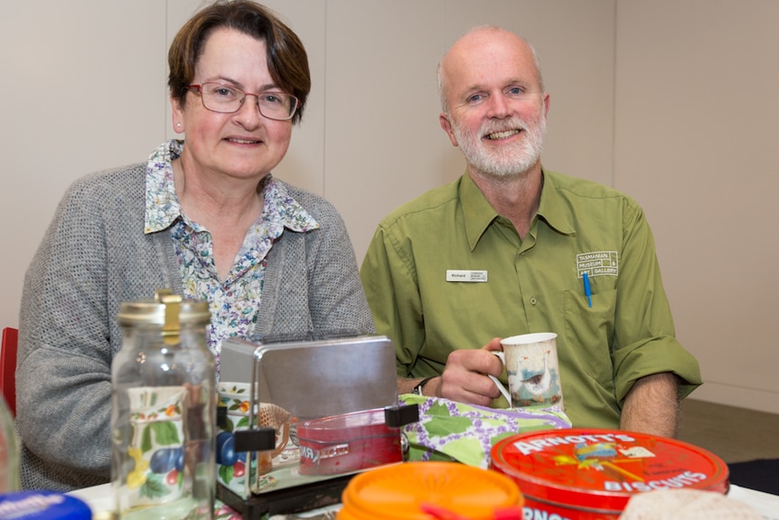 Fran McInerney and Richard Hale have been a part of the project to get the iResource items together for loan.