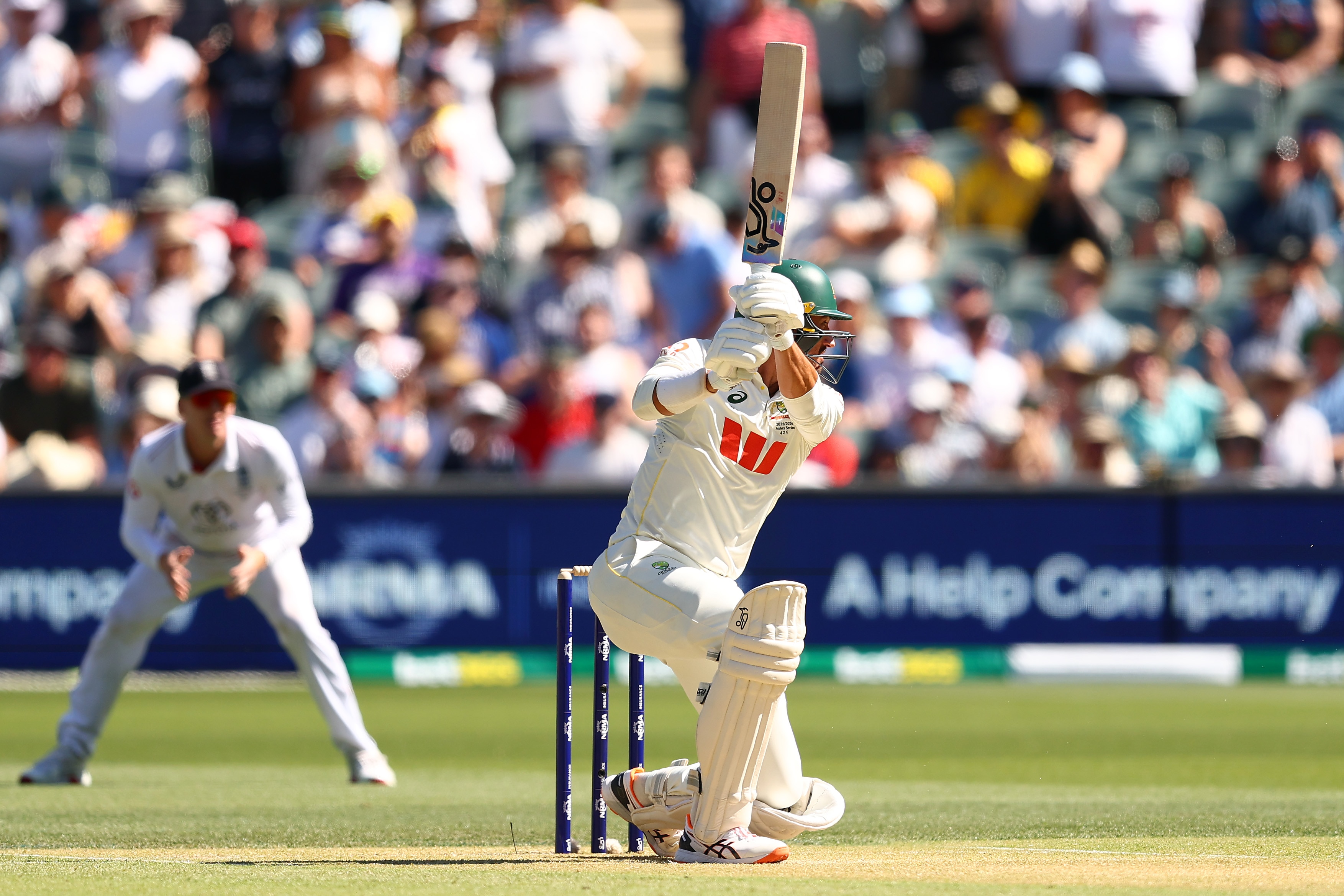 Live: Australia bowled out after lower order hitting on day two in Adelaide