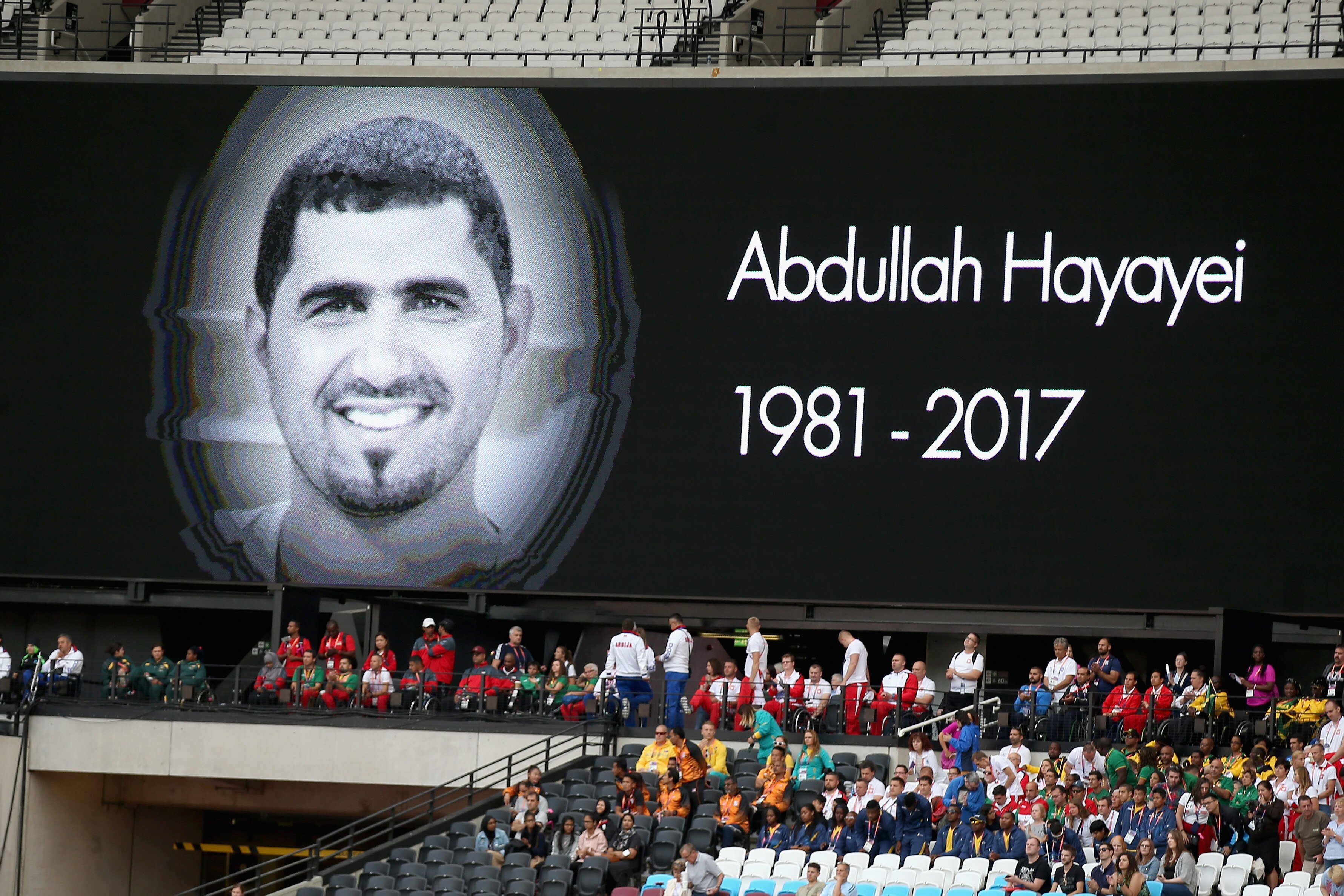 A message shown for Abdullah Hayayei