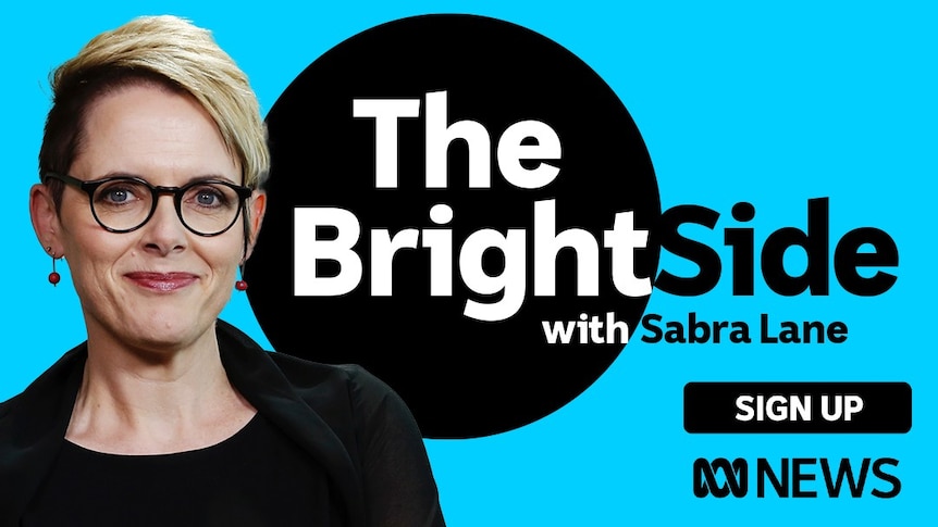Promotional image of Sabra Lane in front of The Bright Side logo.