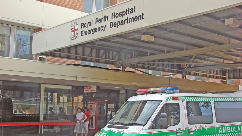 Crisis point: at one point 26 ambulances were lined up outside hospitals