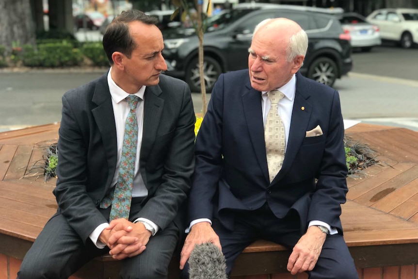 Dave Sharma and John Howard