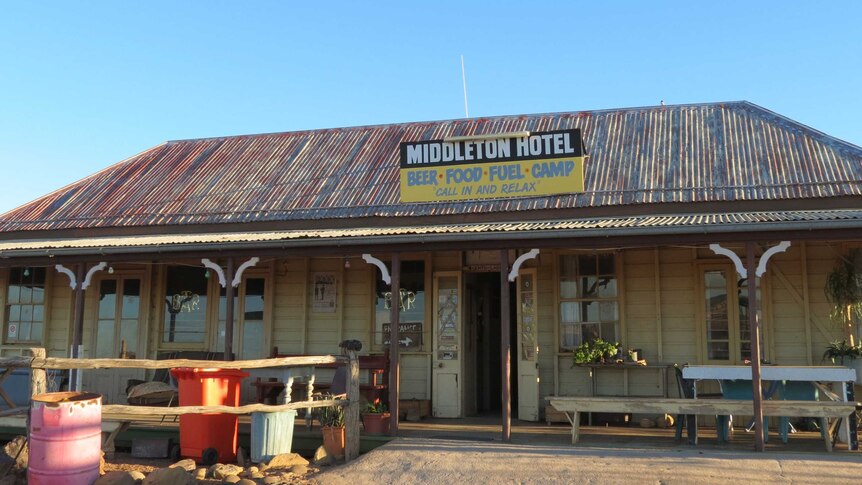 Middleton Hotel, 170 kilometres west of Winton in central-west Queensland