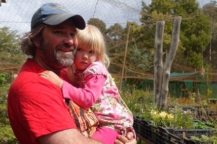 Dave Judge and daughter Ellie from the Frog Hollow Nursery