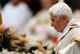 Pope Benedict leads mass