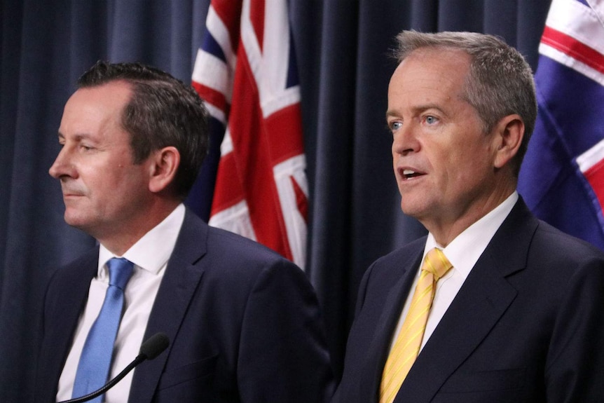 Mark McGowan and Bill Shorten