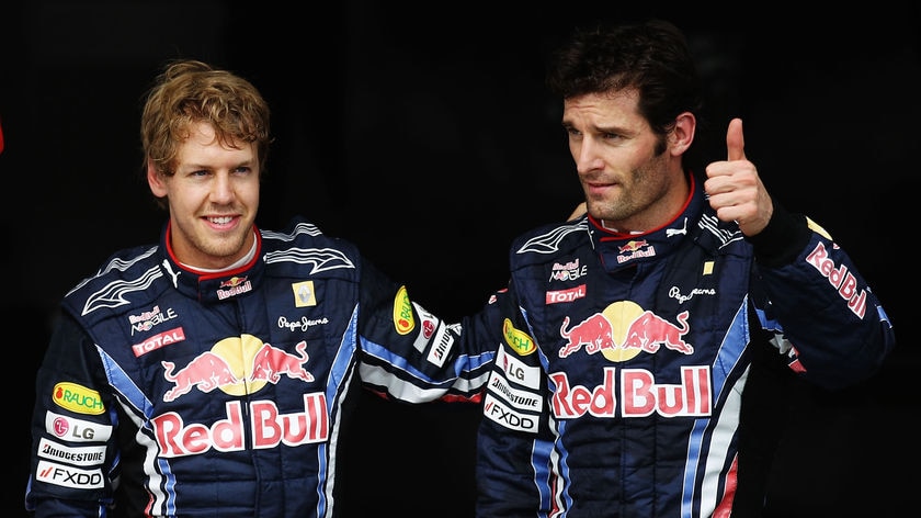 Webber says he can not predict if team-mate Vettel will help him to the world championship.