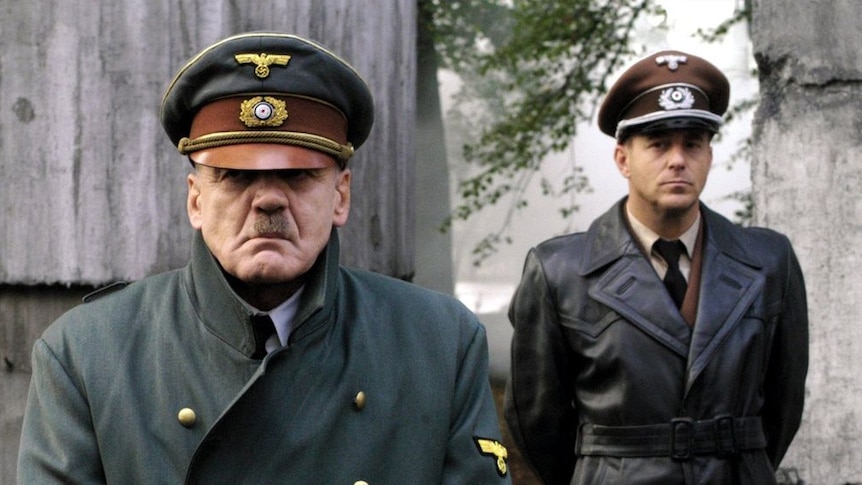 Bruno Ganz playing Adolf Hitler in the movie Downfall.