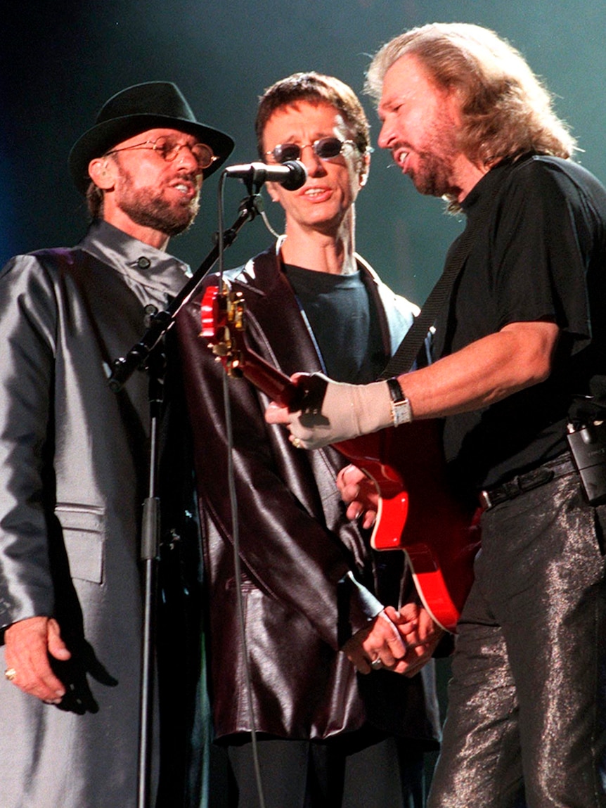 The Bee Gees in 1999.