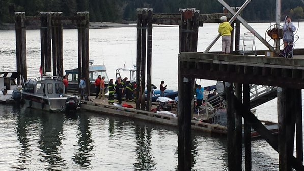 Emergency workers respond to boating accident in Canada