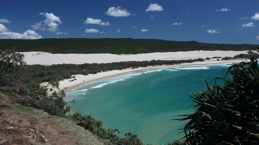 Beach at Fraser Island.