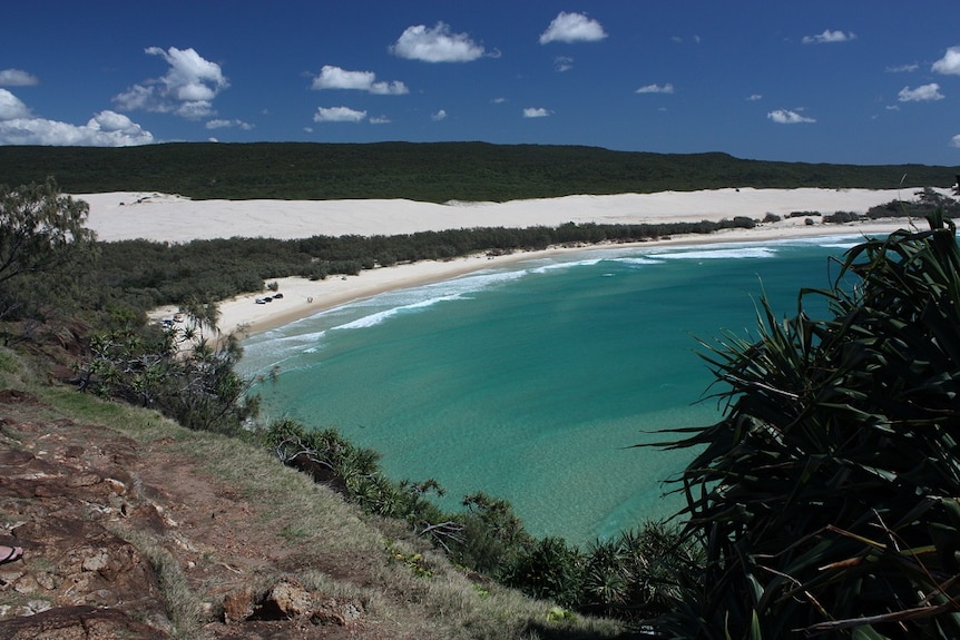 Beach at Fraser Island.