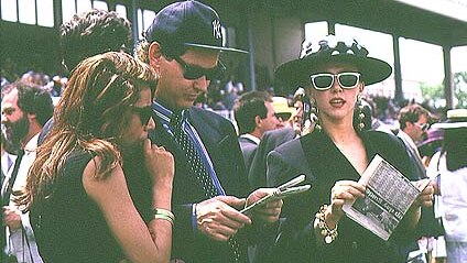 1991 Melbourne Cup fashions from the track