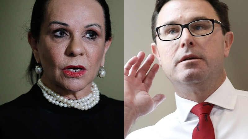 A composite image of Linda Burney and David Littleproud