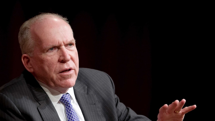 CIA Director John Brennan speaking in April 2015