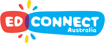 The ed connect logo with the title highlighted in red and blue.