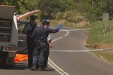 Police have spent the day examining the roadside where the body was discovered.