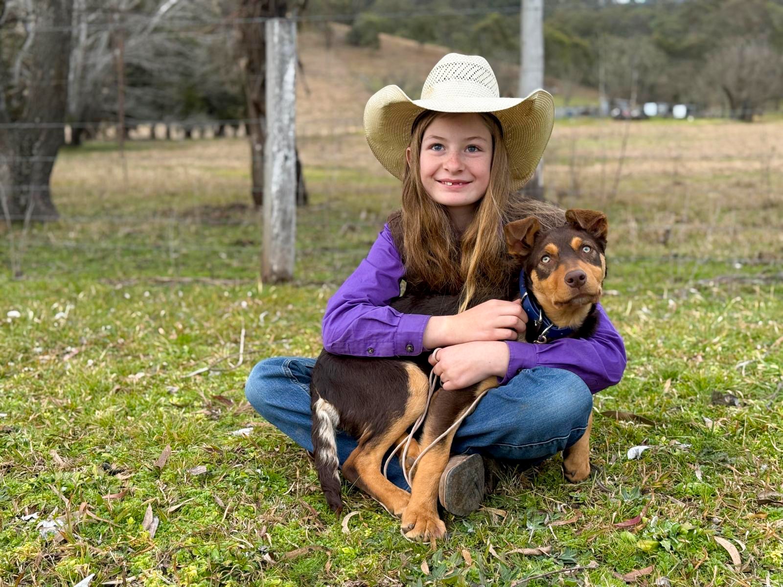 abc.net.au - Shiloh Payne - Farm kids gifted champion's puppies to secure a skilled future