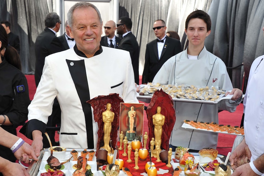 Chef Wolfgang Puck presents some of his Academy Award creations