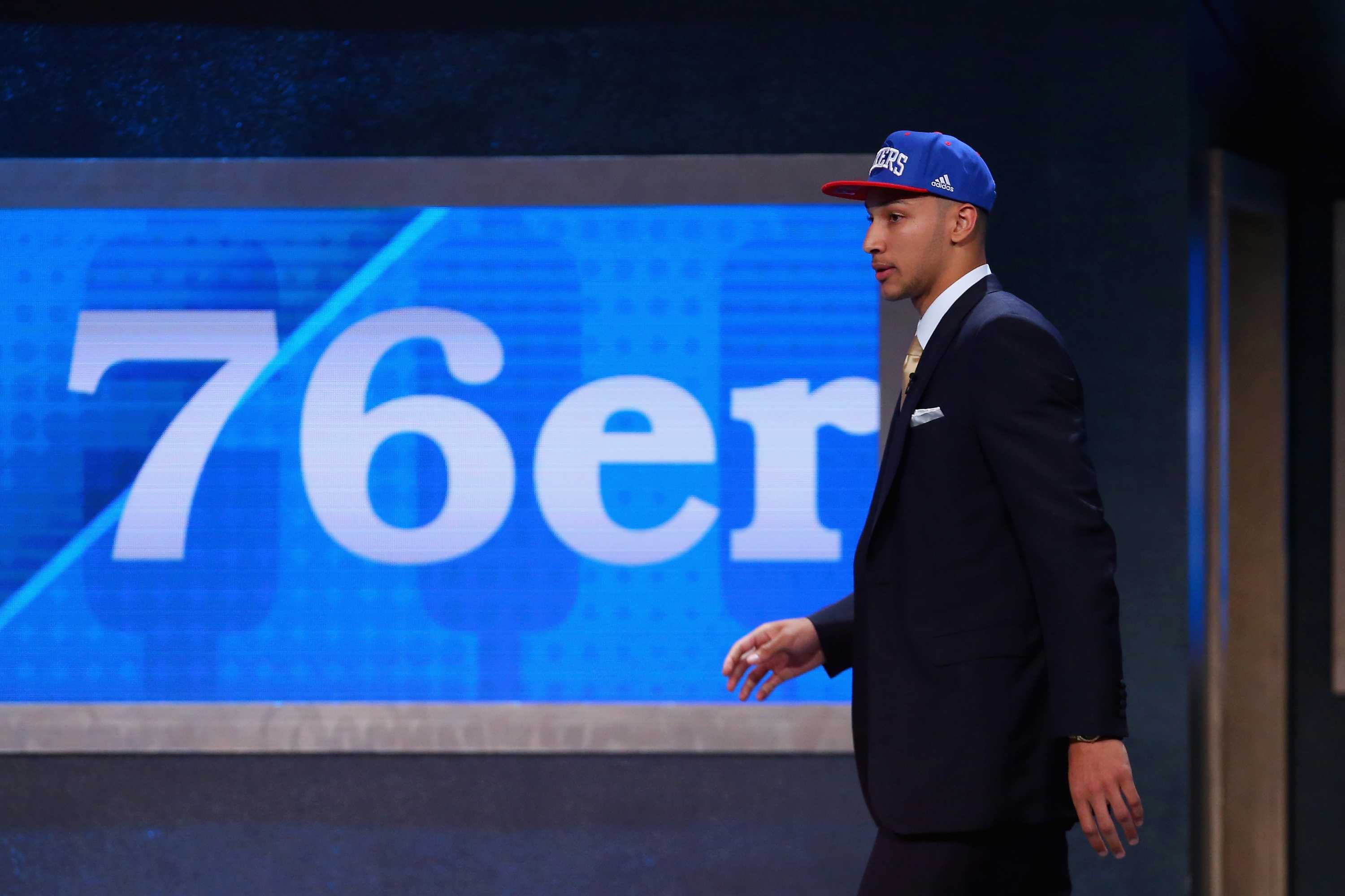 NBA draft: Ben Simmons taken by Philadelphia 76ers with number one pick -  ABC News