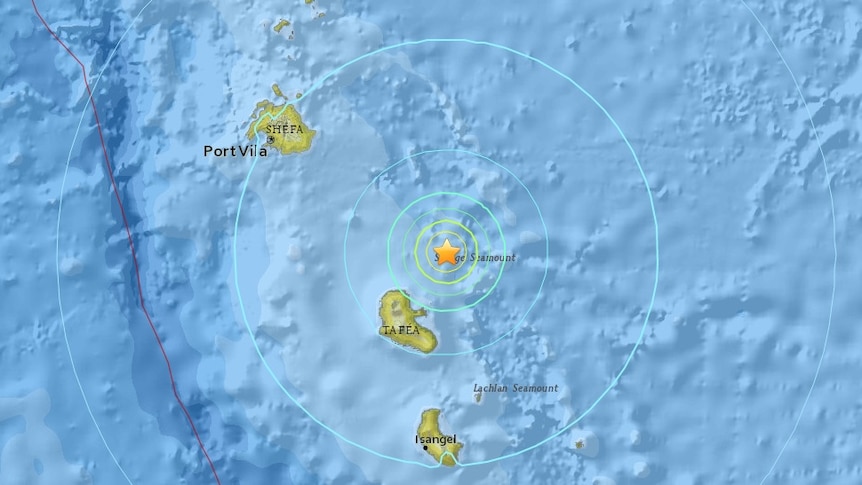 Vanuatu earthquake December 19, 2015