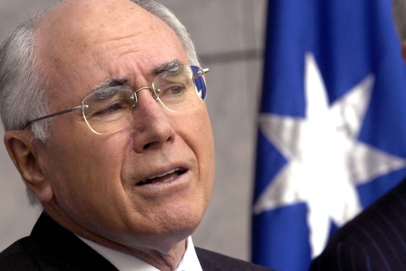 Prime Minister John Howard speaks during a press conference in Canberra, August 16, 2007.