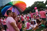 Crowd at Pink Dot Singapore
