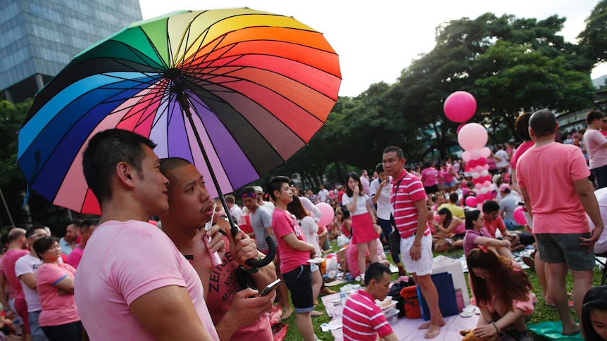 Crowd at Pink Dot Singapore