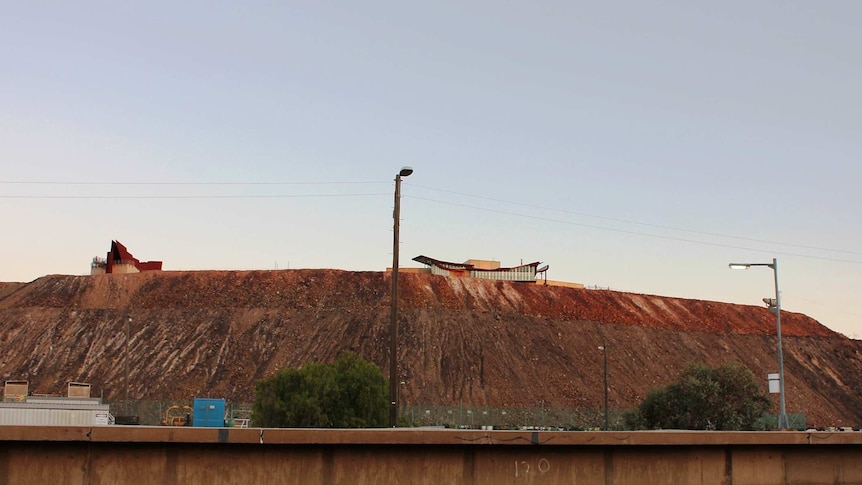 View of Broken Hill's Line of Lode precinct.