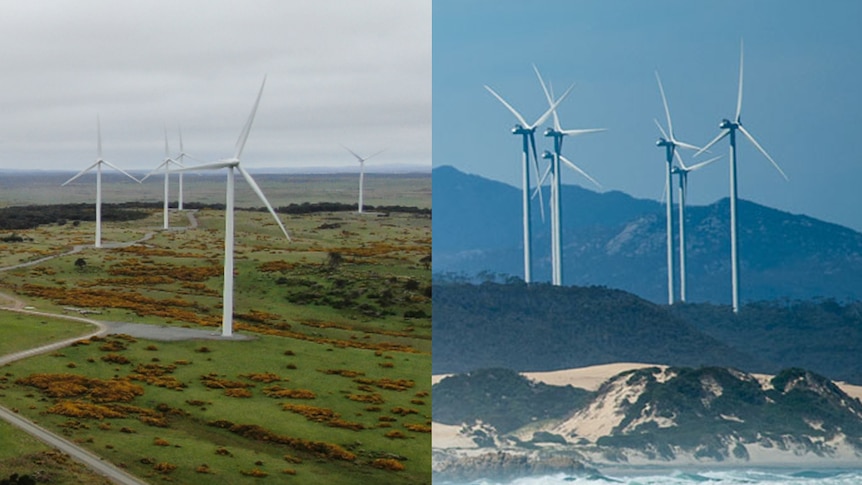 Wind farm rate arrangements benefiting some councils, but not others in Tasmania