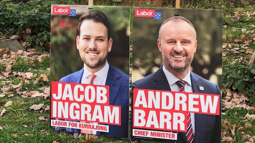 ACT Labor election corflutes.