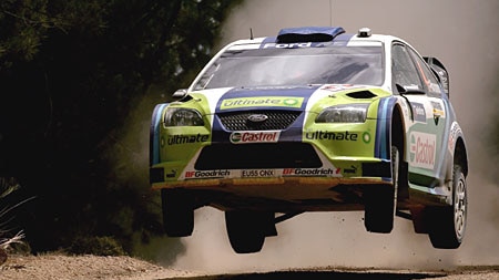 Mikko Hirvonen claimed his first win of the season at Rally Australia.