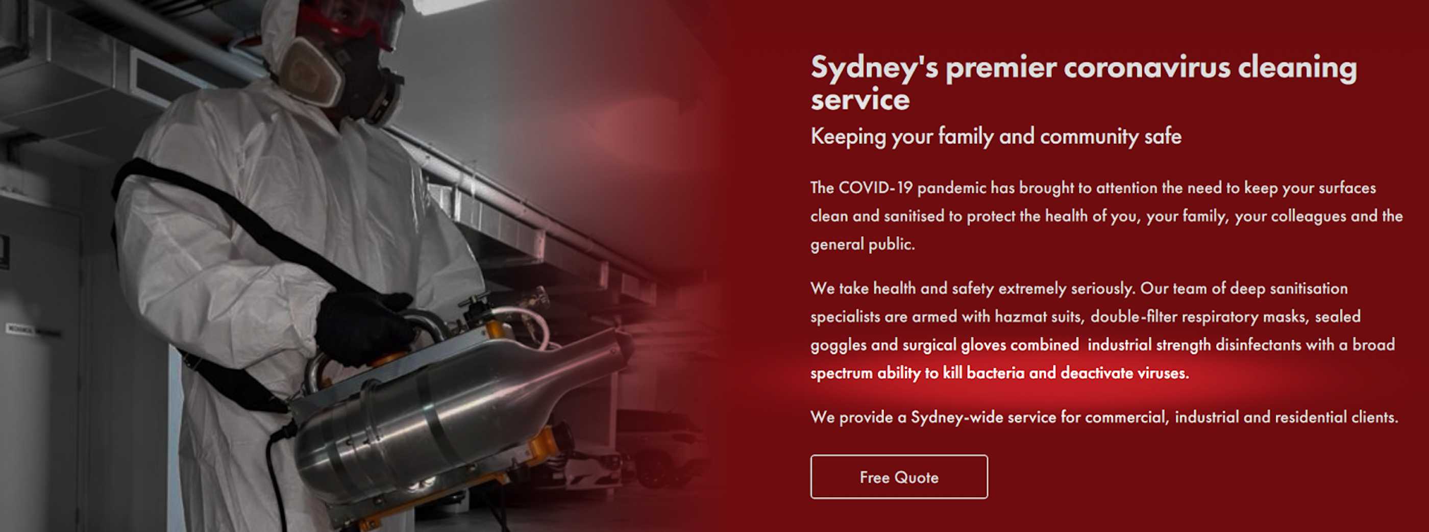 Text from the Bacteria Busters website stated that they had the ability to "kill bacteria and disable viruses"