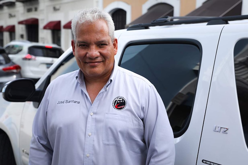 San Juan taxi driver taxi driver Jose Santana