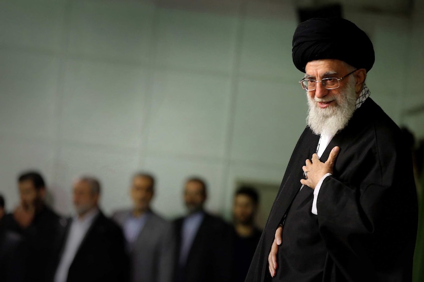 Iran's supreme leader Ayatollah Ali Khamenei