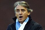 Mancini shows his displeasure
