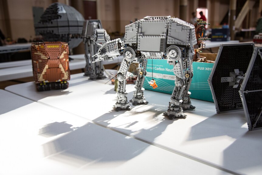 Hundreds of Star Wars models will be on display in Tasmania's largest lego collection.