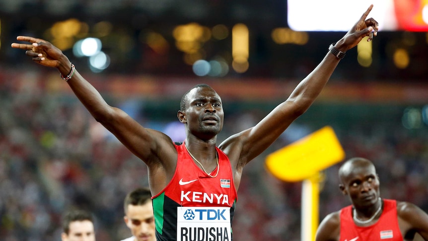 Australian visit ... David Rudisha