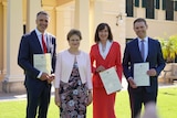 Peter Malinauskas, Frances Adamson, Susan Close, Stephen Mullighan