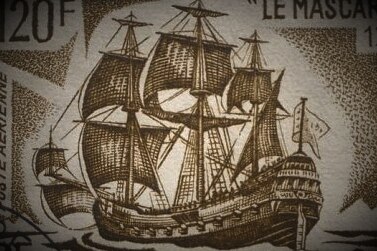 Depiction of the French ship Le Mascarin.